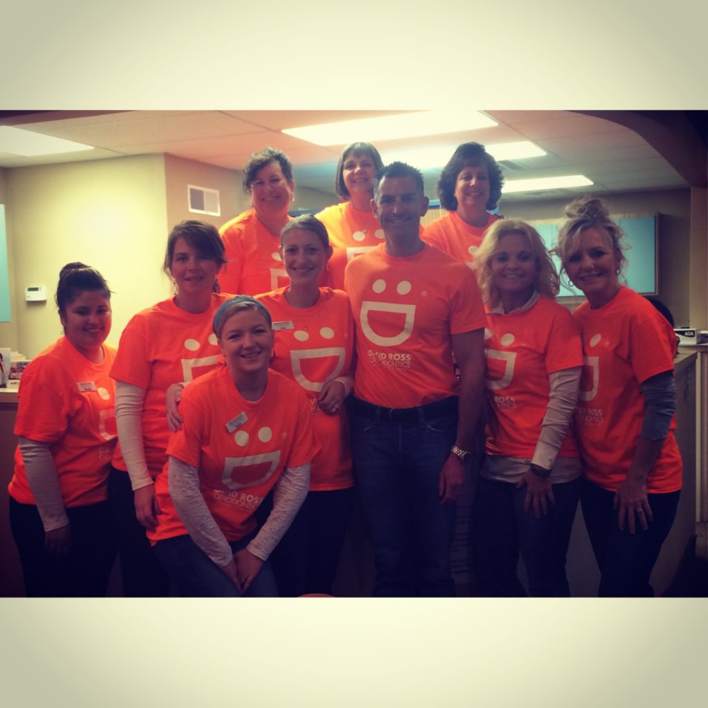 Orthodontist David Ross Hanover Blue and Orange Day